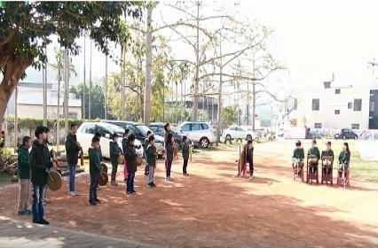 中强光电2017年『圣诞换换爱，外套暖圣诞』-苗栗县公馆乡南河国小客家八音表演