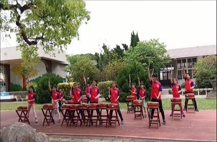 中强光电2018年『圆梦儿童节，希望爱相随』-苗栗县铜锣乡兴隆国小太鼓表演