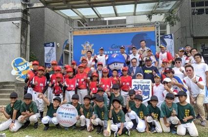Coretronic 2019 "Dream Walkers-Grab Your Bat" Mini Baseball Camp in Chiayi County Shiou Lin Elementary School