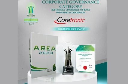Coretronic has honorably earned 2023 AREA (Asia Responsible Enterprise Awards) "Corporate Governance Award."